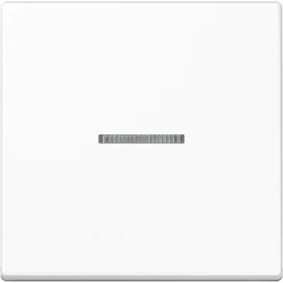 JUNG KNX RF Taster A10911STRFWW | 1fach | Unterputz | Duroplast | Raumthermostat | LED-Anzeige | glänzend | alpinweiß