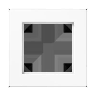 JUNG Rahmen 1-fach A 5581 HBF WW | 28mm Aufbauhöhe | waagrecht & senkrecht | Thermoplast | alpinweiß RAL 9016