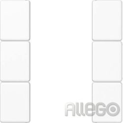 Jung A503TSAWW Tastensatz komplett 3fach