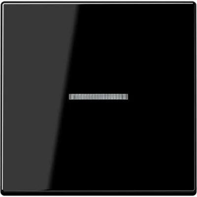 JUNG Wippe für Kontrollschalter A590KO5SW | Kontrollwippe | Lichtleiter | Duroplast glänzend | IP44 | schwarz