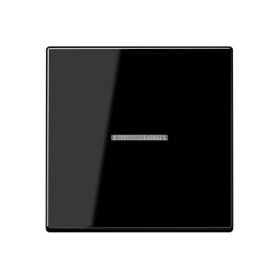 JUNG Wippe für Kontrollschalter A590KO5SW | Kontrollwippe | Lichtleiter | Duroplast glänzend | IP44 | schwarz