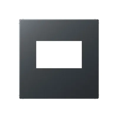 JUNG Abdeckung A1569USBANM für USB-Ladegerät | Zentralplatte | Thermoplast matt | 55x55 mm | anthrazit RAL 7016