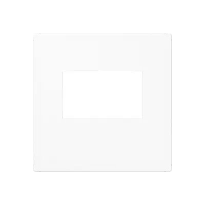JUNG Abdeckung A1569USBWW | USB-Ladegerät Abdeckung | Thermoplast | 55x55 mm | glänzend | alpinweiß | RAL 9016
