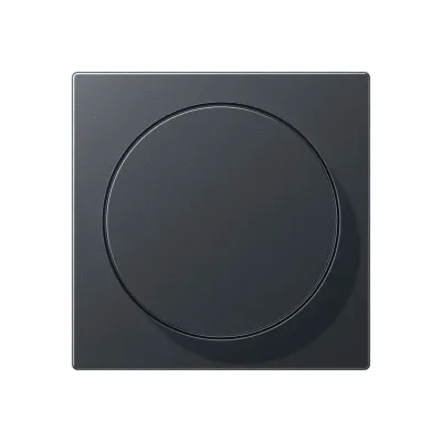 JUNG Abdeckung Drehknopf A 1740 BF ANM | Dimmer | Thermoplast matt | Klemmbefestigung | anthrazit RAL 7016