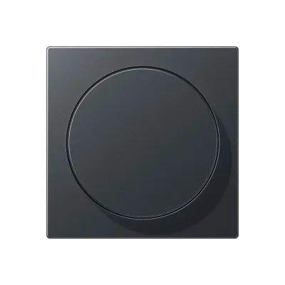 JUNG Abdeckung Drehknopf A 1740 BF ANM | Dimmer | Thermoplast matt | Klemmbefestigung | anthrazit RAL 7016