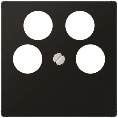 JUNG Abdeckung A561-4SAT2SWM f.SAT-TV-Ankaro