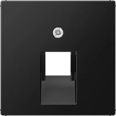 JUNG Abdeckung A569-1BFPLUASWM für IAE/UAE Anschlussdose | 1-fach | Thermoplast | matt lackiert | graphitschwarz