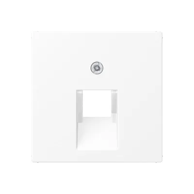 JUNG Abdeckung A569-1BFPLUAWWM für UAE/IAE Anschlussdose | 1-fach | Thermoplast | schneeweiß matt | 55x55 mm