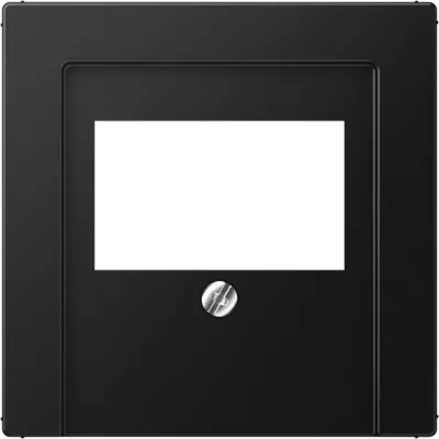 JUNG Abdeckung für TAE-Anschlussdose A569BFPLTSWM | Kunststoff Thermoplast | 55x55 mm | graphitschwarz matt