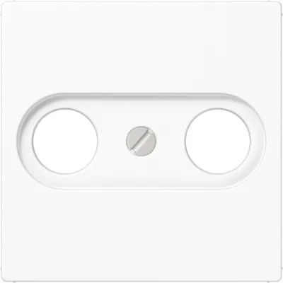 JUNG Abdeckung Antennen-Steckdose | DIN 45330 | Thermoplast bruchsicher | 55x55mm | alpinweiß