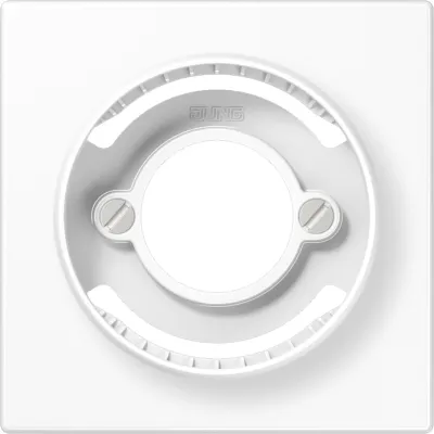 JUNG Abdeckung LS937WW für Lichtsignal 938-10U/938-14U | Schraubbefestigung | Duroplast glänzend | IP44 | alpinweiß