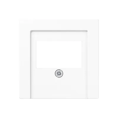 JUNG Abdeckung TAE-Anschlussdose A569BFPLTWW | Universal | 55x55 mm | Thermoplast glänzend | alpinweiß RAL 9010