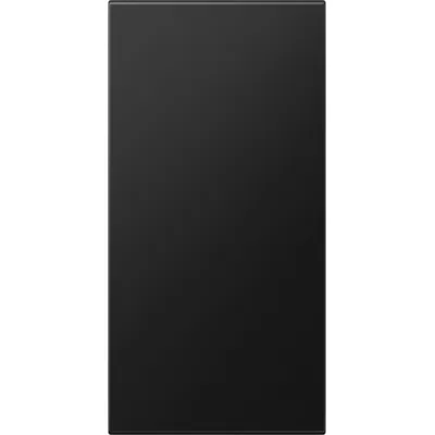 JUNG Abdeckung LS50NASWM | Abdeckung für Bussystem Taster | 33x70,5 mm | Thermoplast | IP20 | graphitschwarz matt