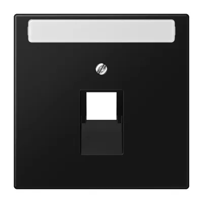 JUNG Abdeckung LS969-1NAUASWM für IAE/UAE Anschlussdose | 1fach | Beschriftungsfeld | Thermoplast matt | 70x70 mm
