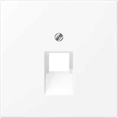 JUNG Abdeckung LS969-1UAWWM für IAE/UAE Anschlussdose | 1-fach | Thermoplast lackiert | schneeweiß matt | 70x70mm