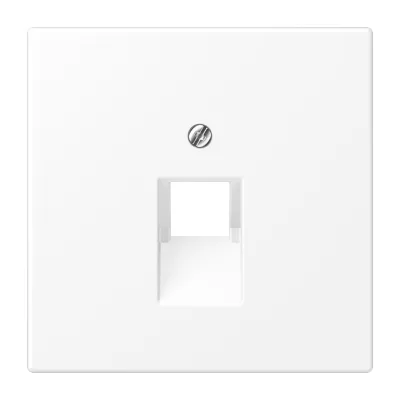 JUNG Abdeckung LS969-1UAWWM für IAE/UAE Anschlussdose | 1-fach | Thermoplast lackiert | schneeweiß matt | 70x70mm