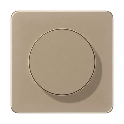 JUNG Abdeckung mit Drehknopf Serie CD, gold-bronz CD 1740 GB