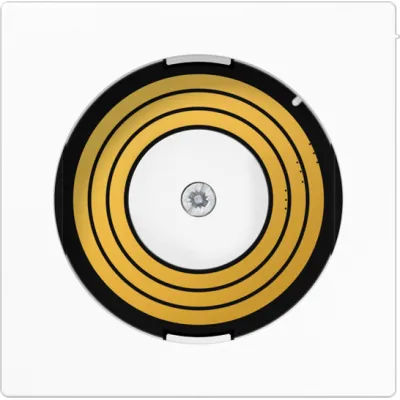 JUNG Abdeckung PLADMSWW Plug & Light Zentralplatte | Demontageschutz | magnetisch | Thermoplast glänzend | weiß RAL 9010