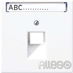 Jung Abdeckung Schriftfeld aws für IAE/UAE- LS 969-1 NAUA WW