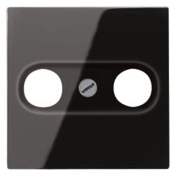JUNG Abdeckung TV-Steckdose schwarz A 561 BF PL TV SW