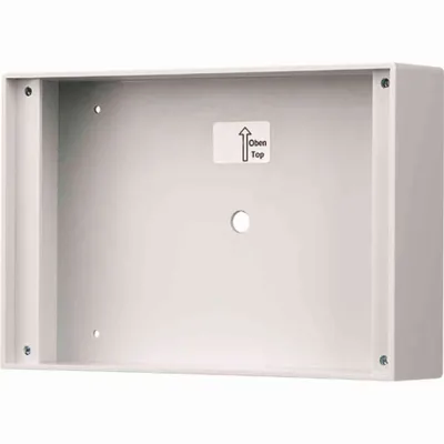 JUNG AP-Einbaugehäuse EBG2424 | Melde- und Bedientableau | 236 x 156 x 52 mm | Kunststoff | lichtgrau