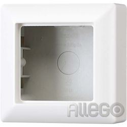 Jung AP-Kappe 1-fach ws angeformter Rahmen AS 581 A W