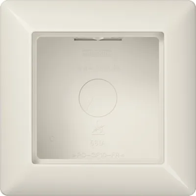 JUNG Aufputz-Kappe 1fach AS581AW | Aufputzgehäuse | Duroplast glänzend | flammwidrig | für AS 500 | weiß RAL 1013