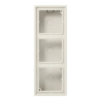 Jung AP-Kappe LS583AW mit Rahmen 3fach