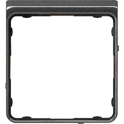 Jung Applikations-Segment CDP82SWM | CD plus Einsatz | Thermoplast | schwarz-metallic glänzend | RAL 7021 | halogenfrei