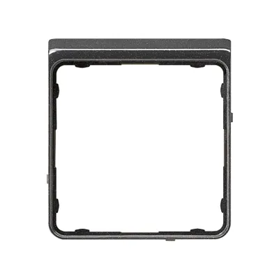 Jung Applikations-Segment CDP82SWM | CD plus Einsatz | Thermoplast | schwarz-metallic glänzend | RAL 7021 | halogenfrei