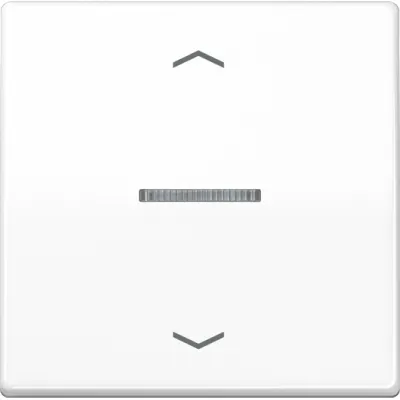 JUNG Wippe für Taster KO AS101KO5PWW | Jalousie-Schalter | Symbol Pfeile | Lichtleiter | Duroplast | alpinweiß 9016