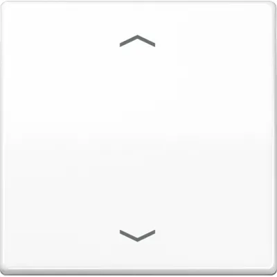 Jung Wippe für Taster BA 1fach AS591PWW | Jalousie Schalter | Pfeilsymbole | Duroplast glänzend | alpinweiß RAL 9010