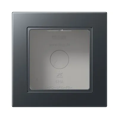JUNG Aufputzgehäuse A 5581 BF A ANM | 1-fach | UP-Geräte Serie A | anthrazit matt | 85x85x47 mm | IP2X | Kunststoff