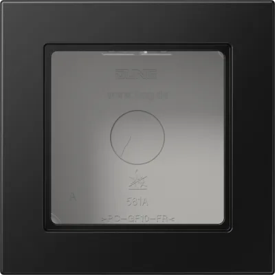 JUNG Aufputzgehäuse 1-fach A 5581 BF A SWM | UP-Serie A | flammwidrig | Kunststoff | IP2X | matt | graphitschwarz