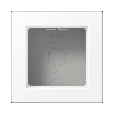 JUNG Aufputzgehäuse A 5581 BF A WWM | 1-fach | schlagfest | Thermoplast matt | IP2X | Serie A | schneeweiß RAL 9016