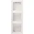 Bild: JUNG Aufputzgehäuse 3-fach LS583AWWM | Abdeckrahmen | Duroplast | schneeweiß matt | 223x81x47mm | IP2X | LS Serie