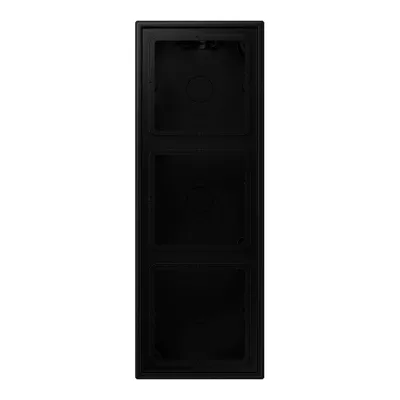 JUNG Aufputzgehäuse 3-fach LS583ASWM | Abdeckrahmen | Duroplast | matt | IP2X | 223x81x47mm | graphitschwarz