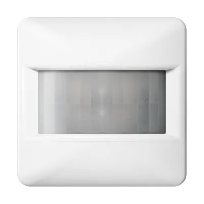 JUNG Bewegungsmelder Unterputz CD17180WUWW | Automatikschalter | 180° Erfassung | IP44 | 1,1m Montagehöhe | weiß