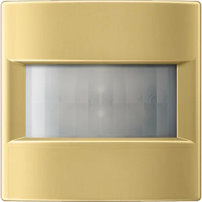 JUNG Bewegungsmelder ME17180C Unterputz | 1,1 m Montagehöhe | 180° Erfassungswinkel | vernetzbar | Messing classic