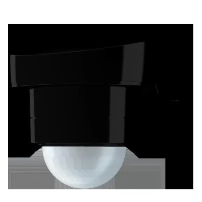 JUNG Bewegungsmelder BM240S1ASW | 240° Aufputz | IP54 | 230V | max. 1000W | Unterkriechschutz | vernetzbar | schwarz