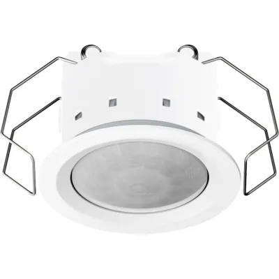 JUNG Bewegungsmelder Mini Basic BM 360 MB WW | KNX Innenbereich | passiv Infrarot | 360° Erfassung | IP44 | alpinweiß
