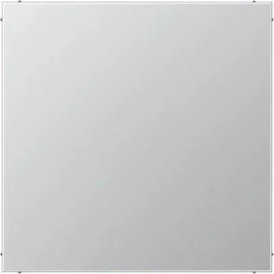 JUNG Blindabdeckung | AL2994B | Aluminium matt | 70x70mm | IP44 | Serie LS | Klemmbefestigung