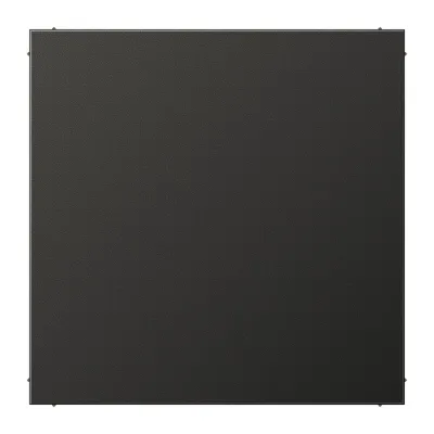 JUNG Blindabdeckung AL2994BAN | Abdeckung mit Tragring | Aluminium matt | Klemmbefestigung | IP44 | anthrazit