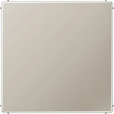 JUNG Blindabdeckung ES2994B | Blind-Abdeckung mit Tragring | Edelstahl matt | Metall | Klemmbefestigung | IP44