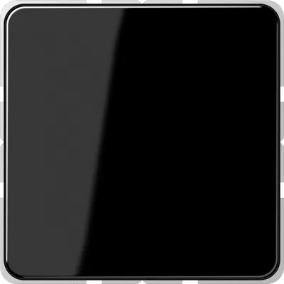 JUNG Blindabdeckung CD594-0SW | schwarz glänzend | IP44 | für CD 500 | Thermoplast | Klemmbefestigung