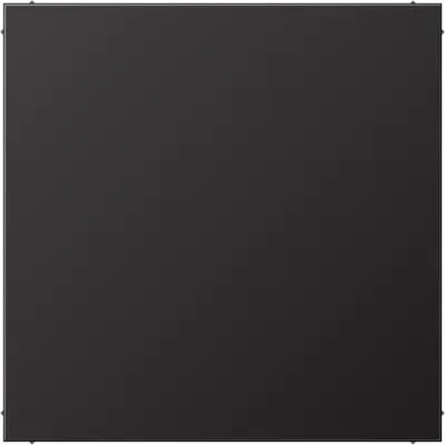 JUNG Blindabdeckung AL2994BD | Aluminium matt | IP44 | 70x70 mm | Klemmbefestigung | halogenfrei