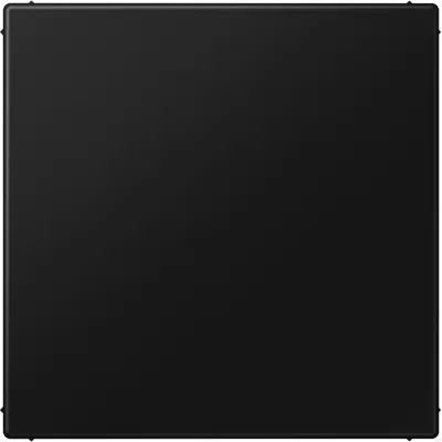 JUNG Blind-Abdeckung LS994BSWM | Blende für individuelle Ausschnitte | Thermoplast matt | 70x70 mm | graphitschwarz