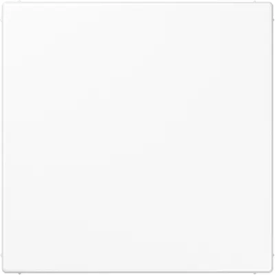 Jung Blindabdeckung LS961BWW | Abdeckung für individuelle Ausschnitte | Tragring | Schraubbefestigung | alpinweiß