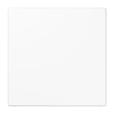 Jung Blindabdeckung LS961BWW | Abdeckung für individuelle Ausschnitte | Tragring | Schraubbefestigung | alpinweiß