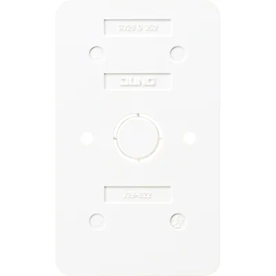 JUNG Bodenplatte 328-622WW | 2-fach für Aufputz-Steckdose 6020A/6020KIA | flammwidrig | Thermoplast | alpinweiß